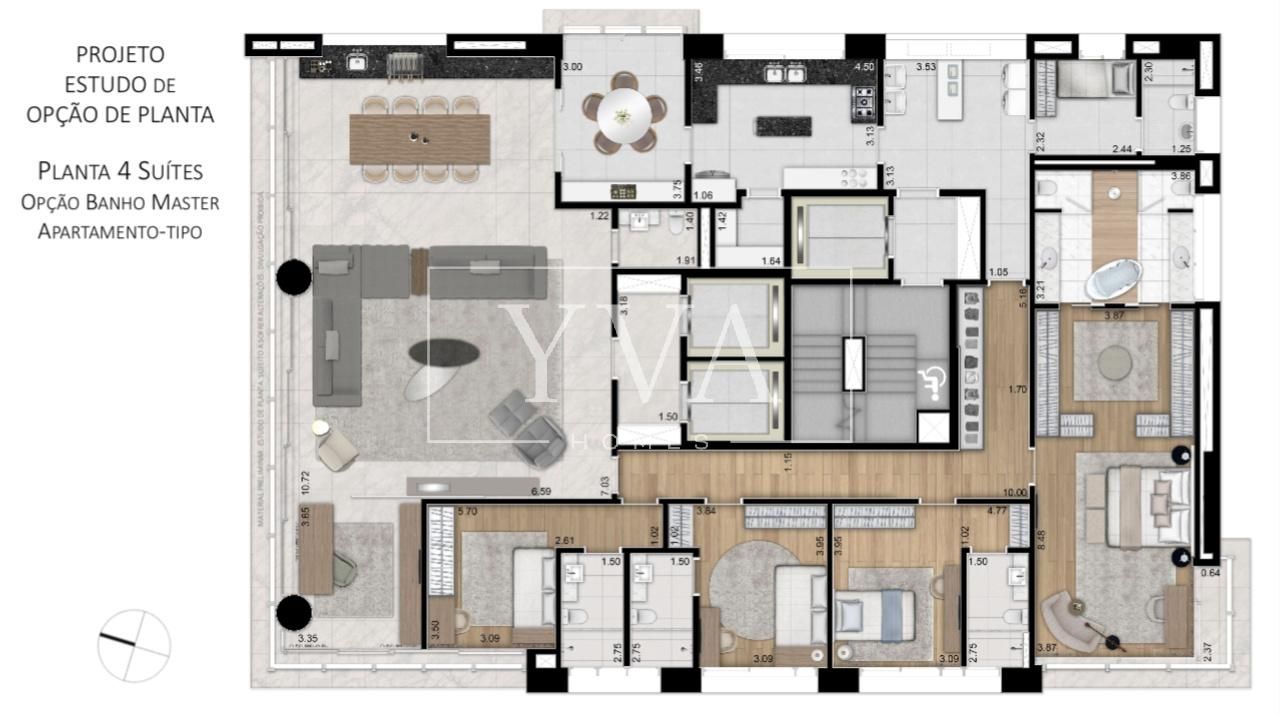 Apartamento com 3 suítes à venda em Itaim Bibi, São Paulo, por R$ 15.600.000 Imagem 7